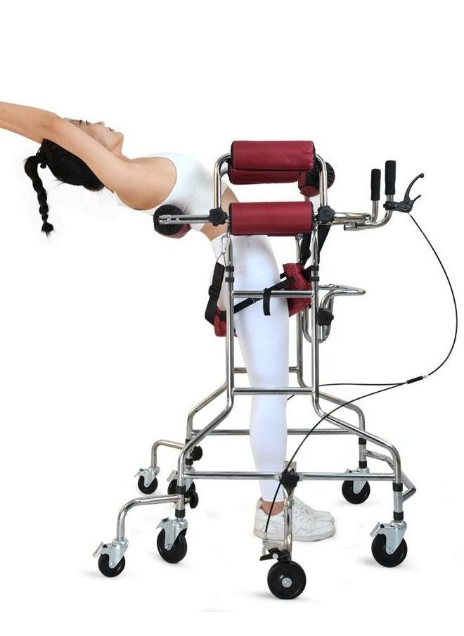 Generic - Rehabilitation Training Equipment Walking Aid Elderly Stroke Hemiplegia Walker for Disable Eight Wheels - Image 1