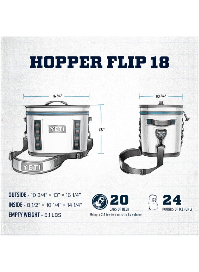 YETI Hopper Flip 18 Portable Cooler, Charcoal - Image 4