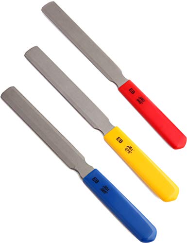 Holmer Bass Guitar Nut Files Double Edge Nut Slotting Files Set Fret Crowning Files Luthier Tools for P Bass Jazz Bass Guitar Set of 3Pcs. - Image 1