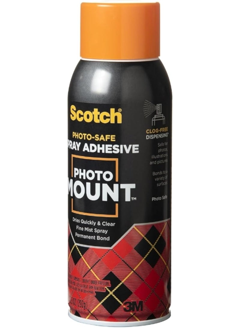 Scotch  Photo Mount Adhesive Safe For Color Photos Illustrations And Pictures 292 G - Image 2