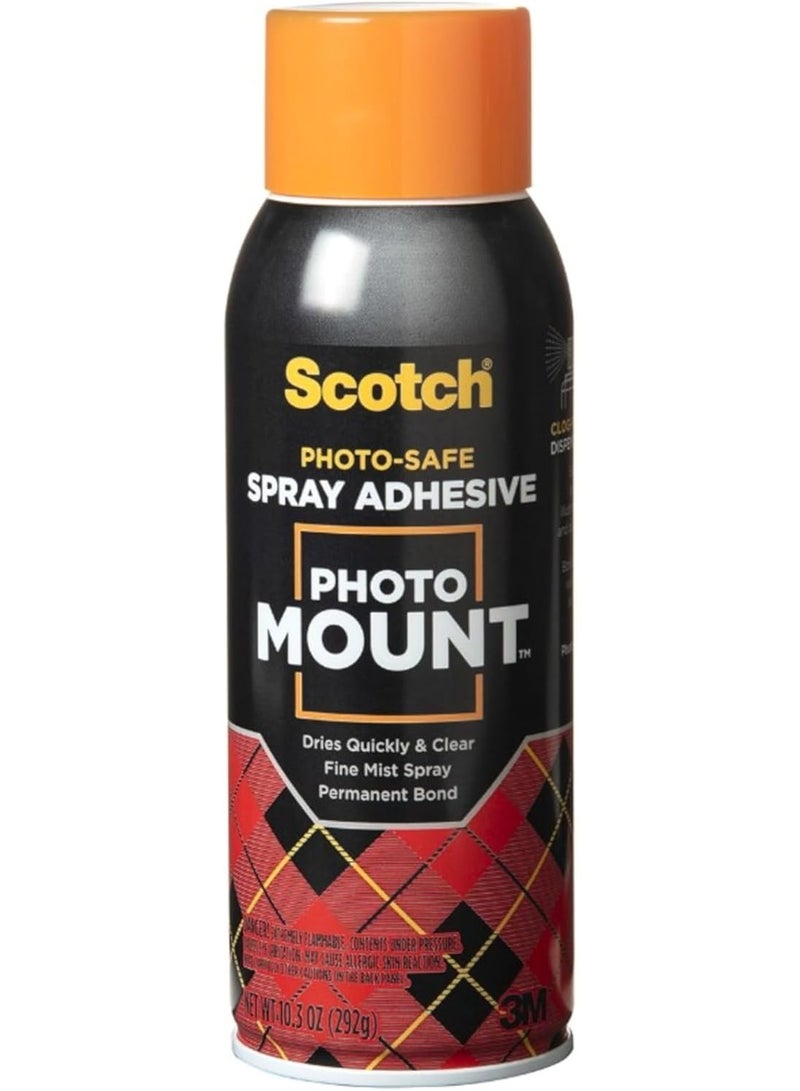 Scotch  Photo Mount Adhesive Safe For Color Photos Illustrations And Pictures 292 G - Image 1