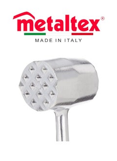 Metaltex Metaltex Aluminum Meat Tenderizer – Dual-Surface Steak Pounder Hammer for Kitchen & BBQ  - Image 2