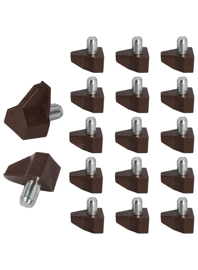 Hitex Shelf Pegs 5mm – Plastic with Stainless Steel Shelf Support Pins | Cabinet Shelf Clips & Holder Pins for Bookcase, Cupboards, Kitchen Cabinets, Furniture Shelves - Image 1