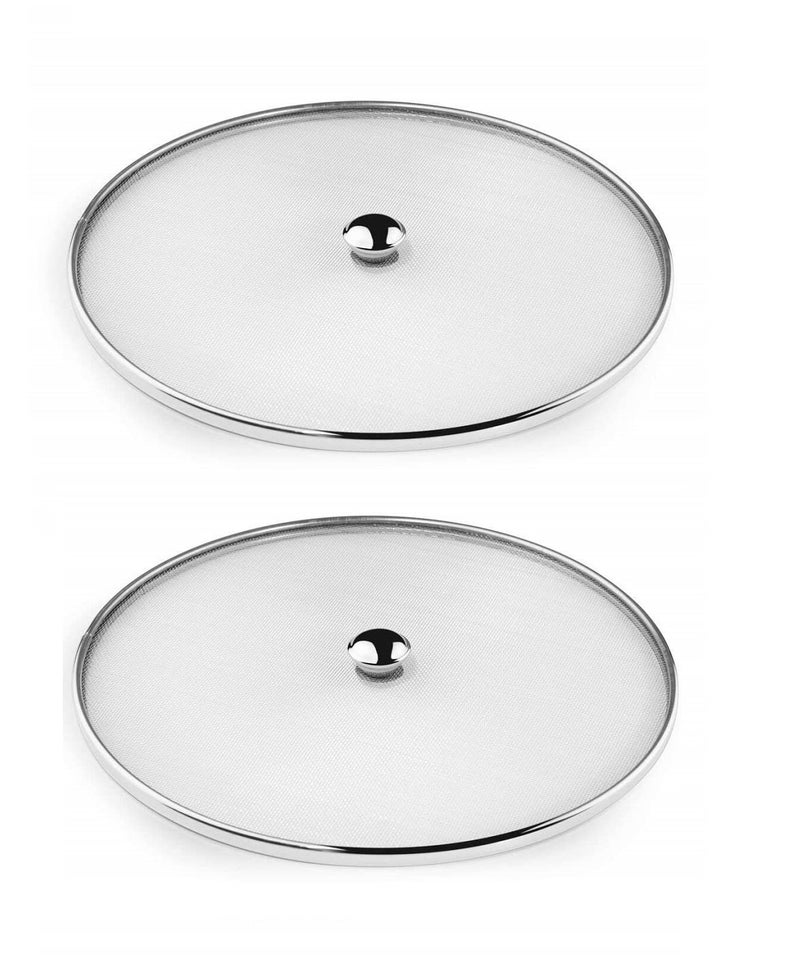 BLUE WONDER BLUE WONDER Stainless Steel Net Cover 10 No and Multicolour Pack of 2  - Image 1