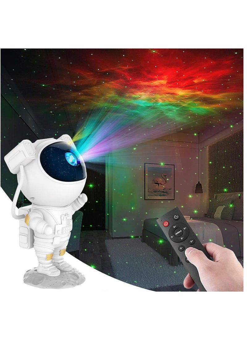 ELTRAZONE Astronaut Star Projector Night Lights, Kids Room Decor Aesthetic,Astronaut Nebula Galaxy Projector Night Light,Remote Control Timing and 360°Rotation Magnetic Head,Lights for Bedroom,Gaming Room Decor - Image 1