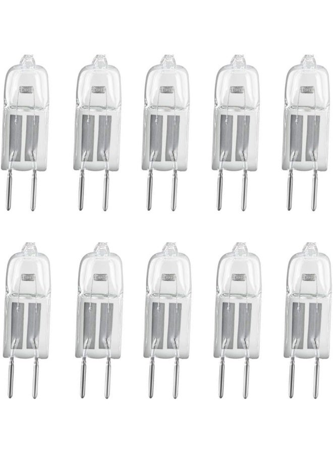 OSRAM Capsule Lamp Halogen Bulb 12V 20W Warm White Bi Pin G4 For Accent Lights, Under Cabinet Puck Lamp, Chandeliers, Track Lighting Pack Of 10 - Image 1