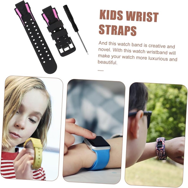 Homoyoyo Replacement Silicone Watch Band For Kids Durable Soft Comfortable Wrist Strap - Image 4