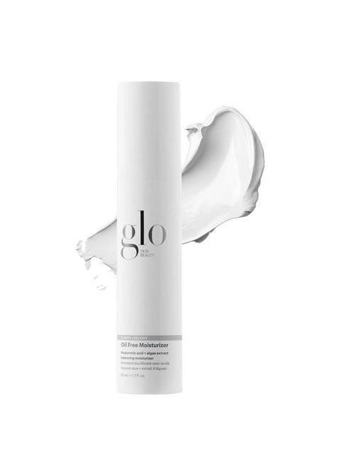 Glo Skin Beauty Oil Free Moisturizer - Lightweight Moisturizing Face Cream Powered by Hyaluronic Acid & Algae Extract for a Balanced, Conditioned & Clear Complexion