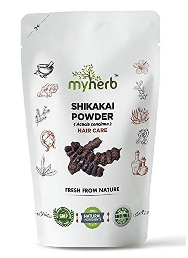 myherb مسحوق شيكاكاي (أكاسيا كونسينا) العضوي الطبيعي النقي بنسبة 100% لحزمة الشعر||تركيبة أيورفيدية مفلترة مرتين||بلسم ومنظف ممتاز للشعر||لحزمة الشعر||للرجال والنساء (227 جرام/0.5 رطل)  - Image 1