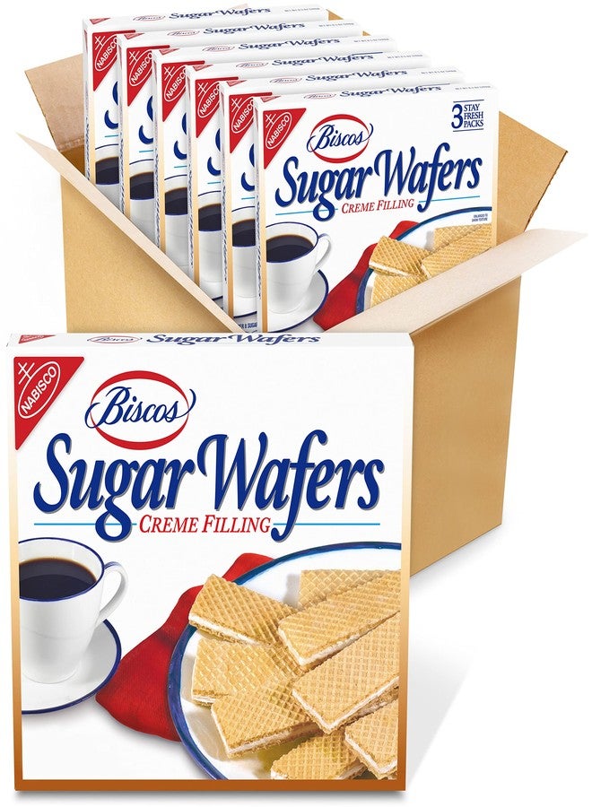 Nabisco Biscos Creme Filled Sugar Wafers, 6 - 8.5 oz Boxes - Image 1