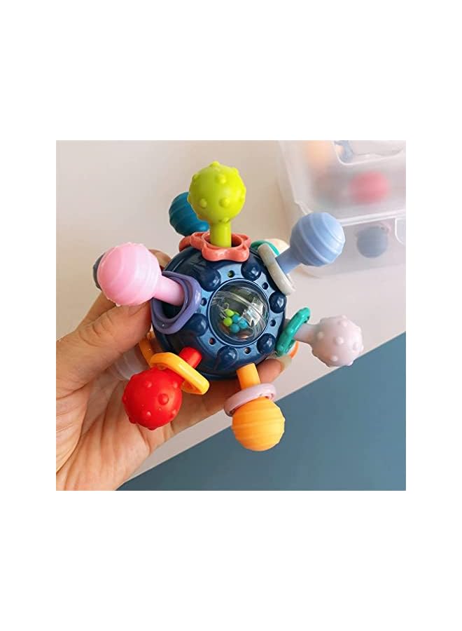 vesus Baby Teething Toys Sensory Baby Toys chew Toys Teething Ball Rattle teethers Toys Grasping Activities Baby Toys for 0-6-12-18 Months Girls Boys Gifts - Image 2