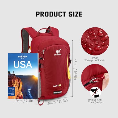 SKYSPER Small Hiking Backpack, 20L Lightweight Travel Backpacks Hiking Daypack for Women Men - Image 5