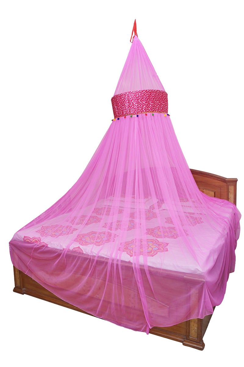CREATIVE TEXTILES Creative Textile Multi Color Mosquito Net Size :- Single Bed - Image 2