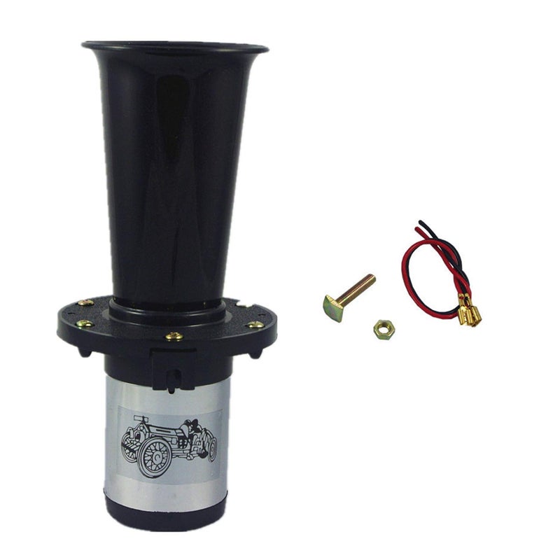 JDMSPEED New Black Ahooga Antique Vintage Style for 12 Volt Old Fashion Car Horn Hot Rod Klaxon