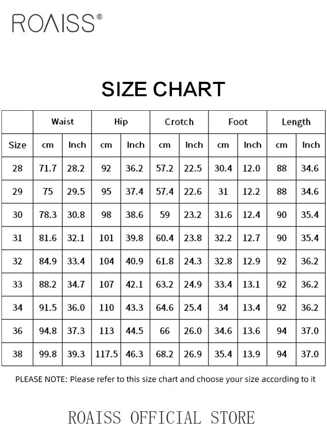 roaiss Business Casual Suit Pants for Men Premium Mid Rise Stretch Slim Fit Gentleman Cropped Trousers Mens Stylish Comfortable Breathable Skin Friendly Pencil Pants with Three Dimensional Crease - Image 3