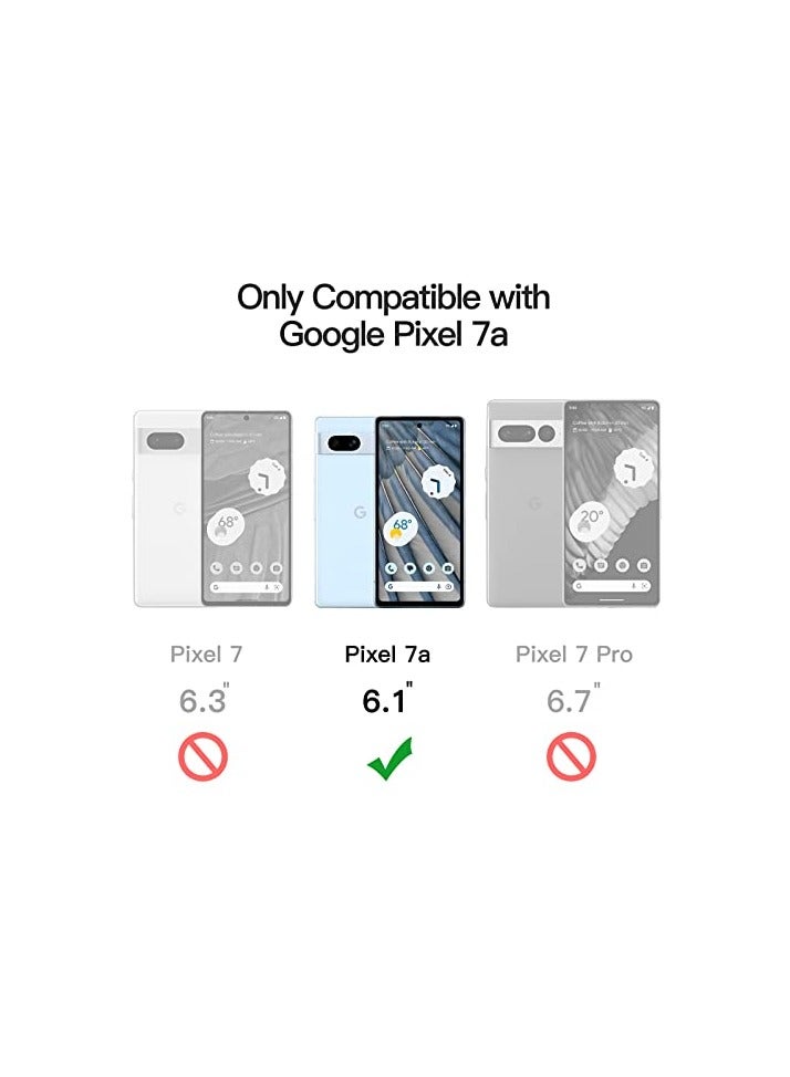 JETech Case for Google Pixel 7a 6.1-Inch 2023, Soft TPU Transparent Shockproof Slim Phone Cover with Camera Lens Full Protection (Clear) - Image 2