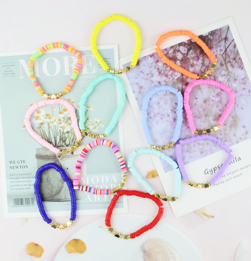 ARZASGO Christmas Gifts 12 Pcs Friendship Bracelets Colorful Beaded Bracelet Set for Women Girls Outfits Jewelry Set (Multicolor) - Image 3