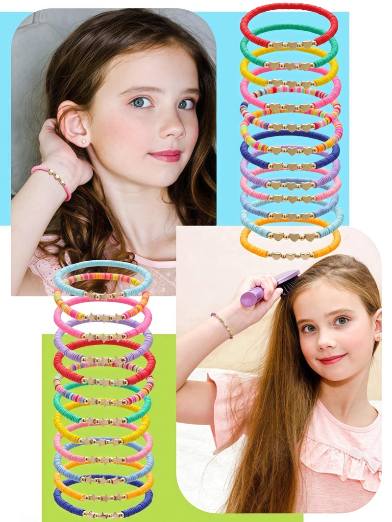ARZASGO Christmas Gifts 12 Pcs Friendship Bracelets Colorful Beaded Bracelet Set for Women Girls Outfits Jewelry Set (Multicolor) - Image 5