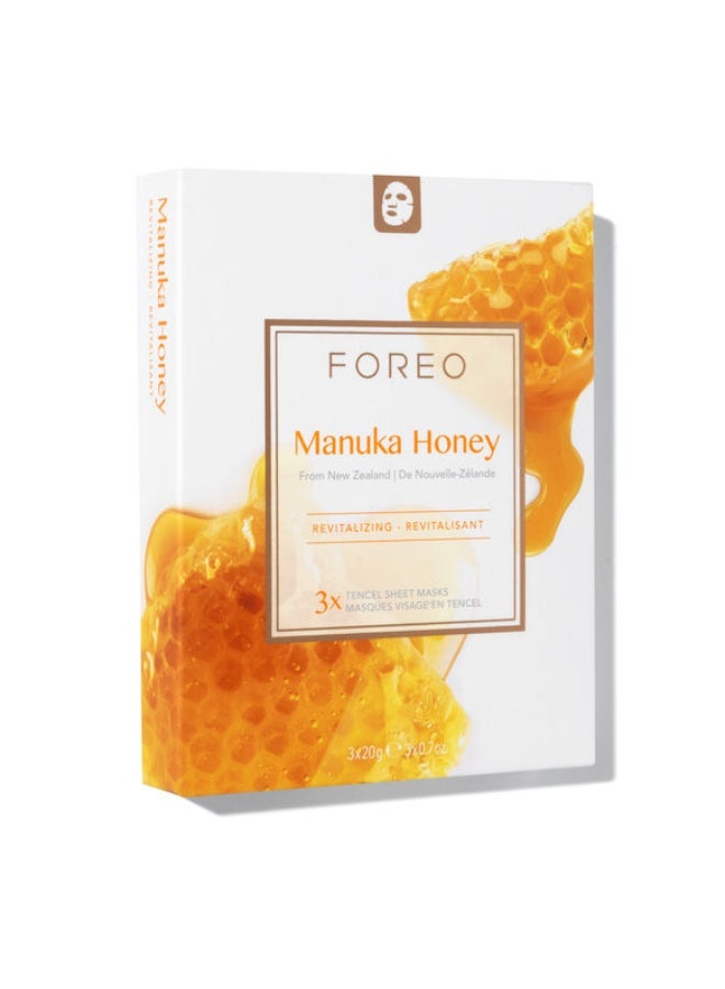 Foreo Farm To Face Sheet Mask - Manuka Honey 3*20g - Image 3