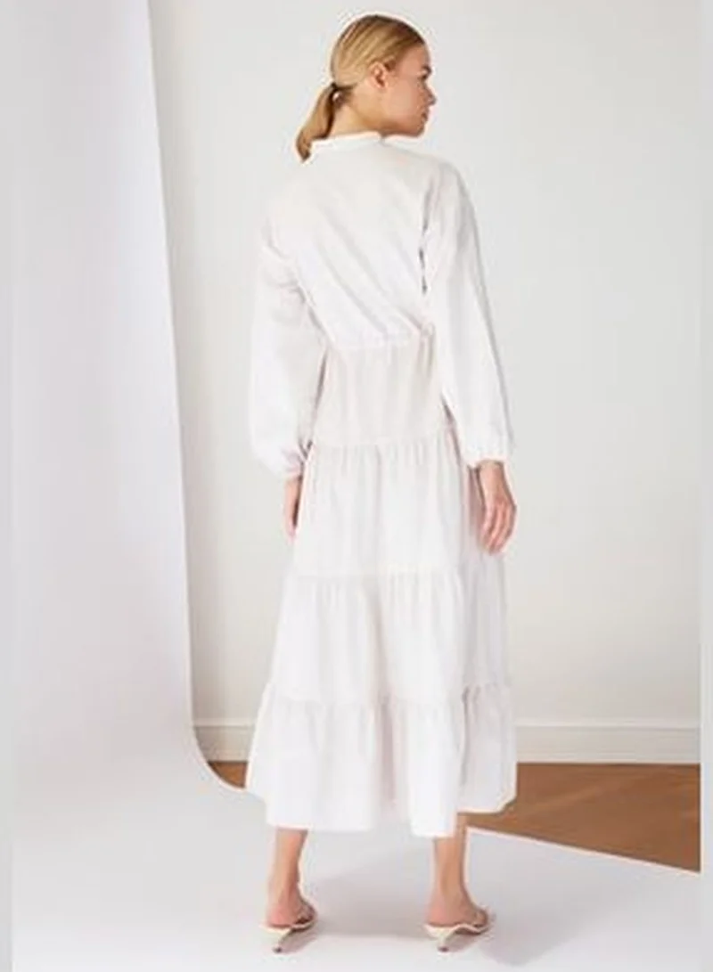 trendyol Tiered Cotton Dress