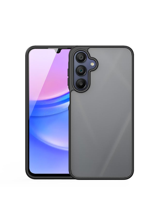 DUX DUCIS Yind Series Cover for the Samsung Galaxy A17 5G mobile phone a slim, TPU Hybrid PC  cover made of TPU, polycarbonate silicone - Black - Image 1