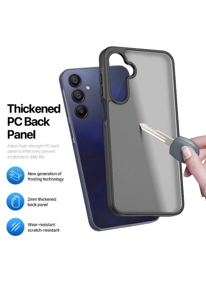 DUX DUCIS Yind Series Cover for the Samsung Galaxy A17 5G mobile phone a slim, TPU Hybrid PC  cover made of TPU, polycarbonate silicone - Black - Image 5