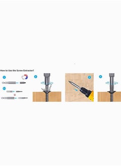 Y&D Broken Screw Extractor, SYOSI Damaged Extractor Set 22Pcs with Drills and HSS Bolt Remover Tool Magnetic Extension Bit Holder Socket Adapter for  - Image 3