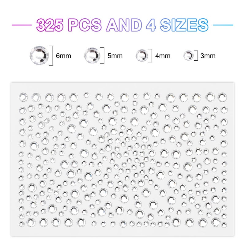 Etercycle Face Gems Self Adhesive Festival Face Jewels, Stick On Rhinestones for Makeup, Hair, Eye, Nail, Crafts (Colourful) - Image 3