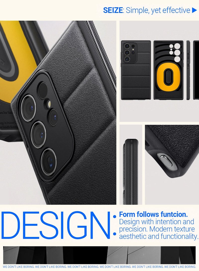 Caseology Athlex Samsung Galaxy S24 Ultra Case Cover (2024) Mil Grade - Active Black - Image 3