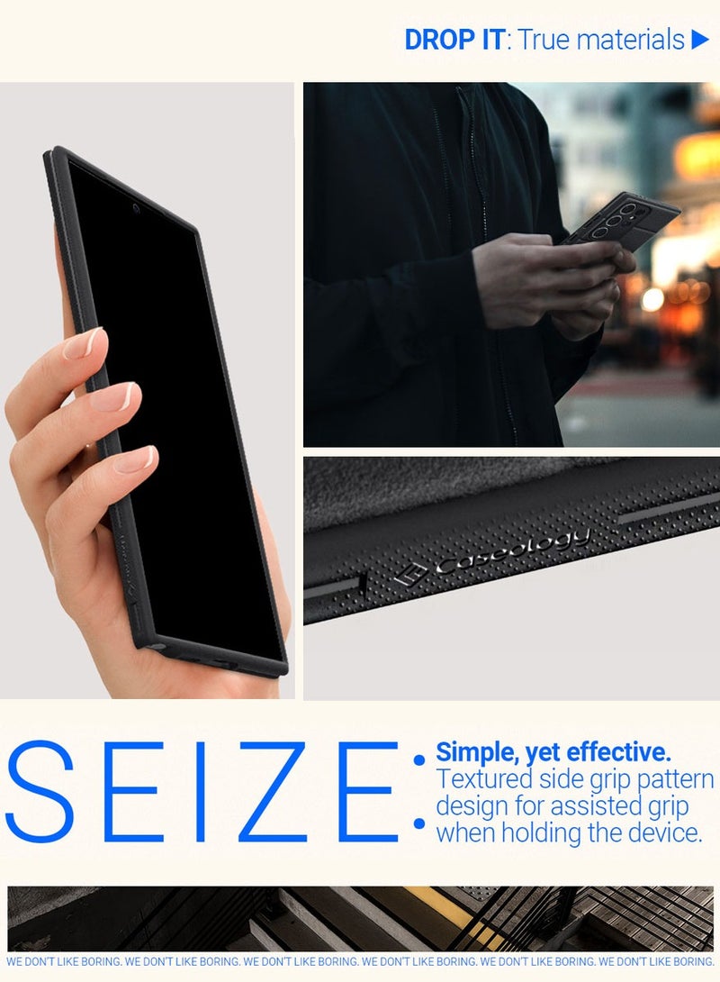 Caseology Athlex Samsung Galaxy S24 Ultra Case Cover (2024) Mil Grade - Active Black - Image 4