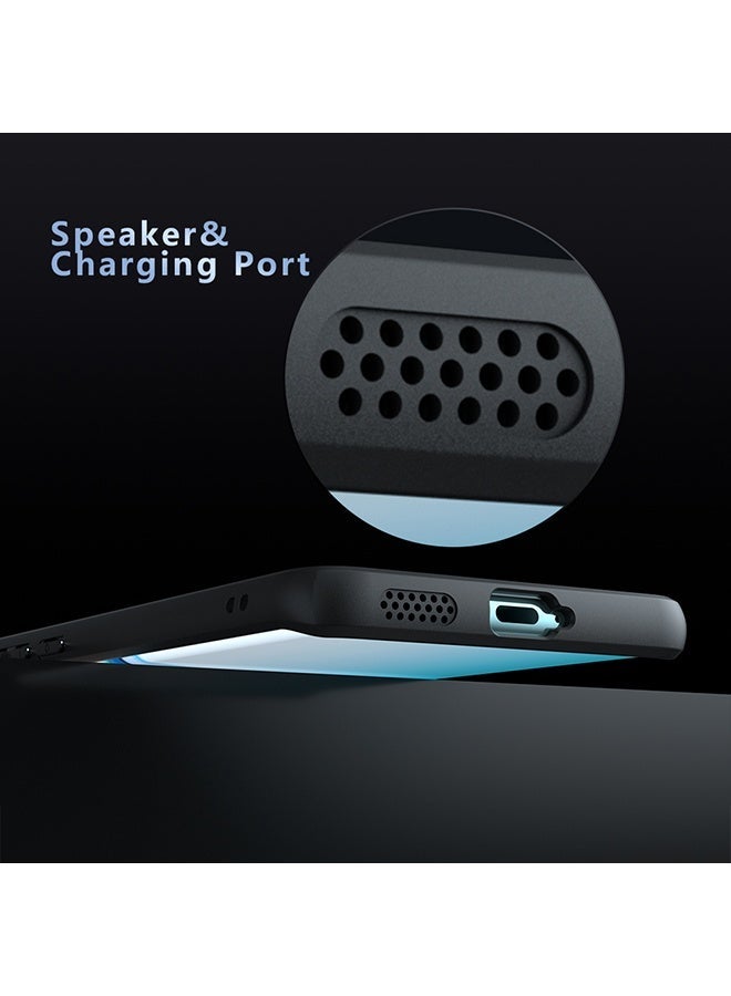 القضية المغناطيسية لـ Xiaomi Redmi Note 15 Pro + 5G, غطاء هاتف رقيق واقي للظهر الشفاف المجمد, مكافحة بصمات الأصابع, حماية ضد السقوط, حالة مقاومة للصدمات لـ Xiaomi Redmi Note 15 Pro Plus 5G (أسود) - Image 5