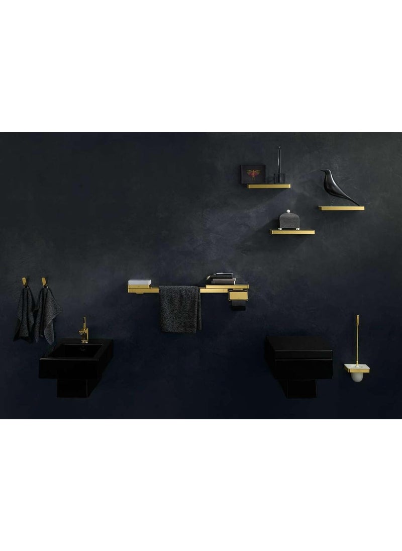 AXOR AXOR Toilet Brush with Holder WallMounted Easy Install 18inch Coordinating Chrome 42835000 Accessories  - Image 3