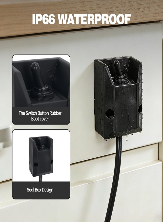 Aezyth Toggle Rocker Power Switch Panel 12V 30A Spst 2-pin on and Off Waterproof Switches for Boat, Truck, Marine, Rv - Image 4
