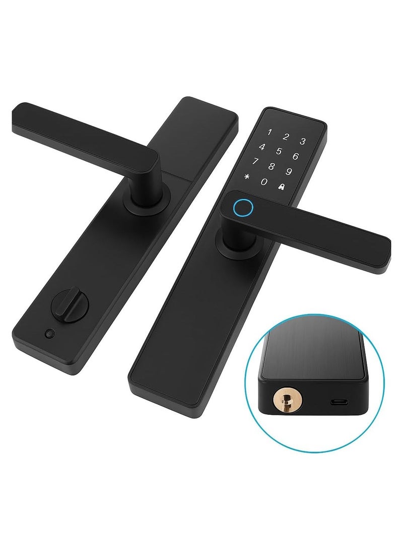 Smart door Lock Black TUYA APP - Image 4