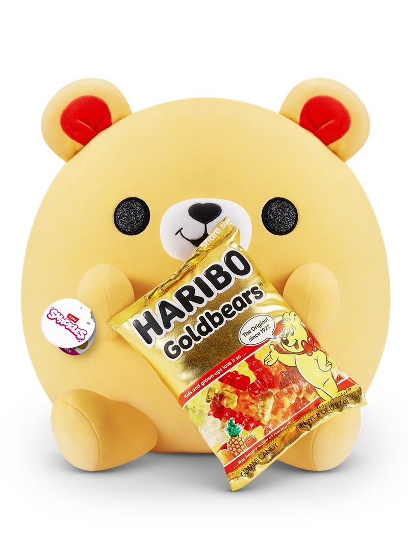 ZURU ZURU SNACKLES 14"Super Soft Plush Collectible (Nigel Bear with Haribo)  - Image 3
