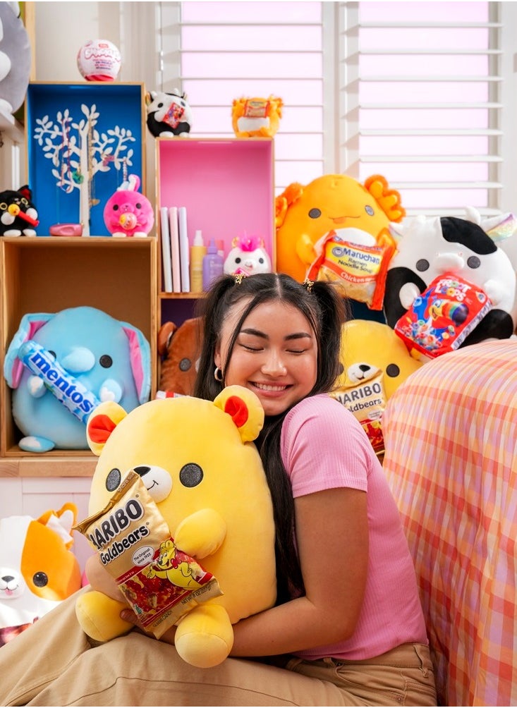 ZURU ZURU SNACKLES 14"Super Soft Plush Collectible (Nigel Bear with Haribo)  - Image 5