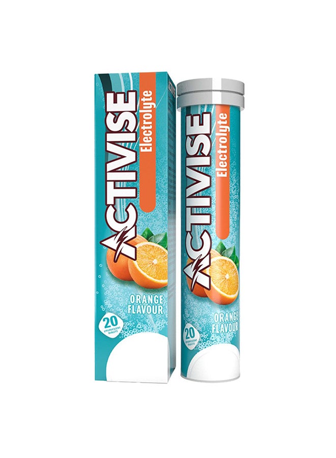 Activise Electrolyte Effervescent Tab Orange 20's - Image 1