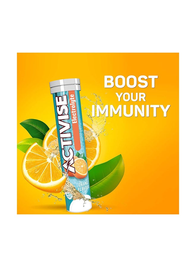 Activise Orange Electrolyte Effervescent Tablets 20'S