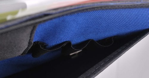 Filexec Soft Touch Padded Canvas Window Expanding File, 13 Pockets, 1 Pack, Blue (46221-6) - Image 3