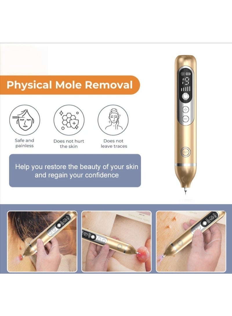 Multifunctional Portable Spot and Mole Removal Device - 19-Level Ion Carbonized Skin Cleansing Pen, Dual-Light Precision Repair, USB Rechargeable Non-invasive Repair Device (1 piece) - Image 2