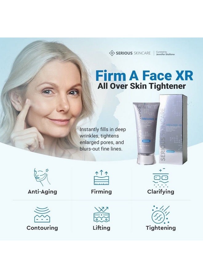 Serious Skincare - Firm A Face Xr All Over Skin Tightener Instantly Reduces Appearance Of Fine Lines Wrinkles And Enlarged Pores 3.2 Oz. Instant Temporary Invisible (1Pack) - Image 1