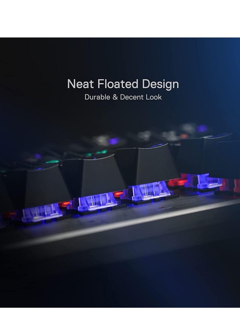 Redragon K608 VALHEIM Rainbow Gaming Mechanical Keyboard – Full 104 Red Switches – Full NKRO |  AR / ENG layout