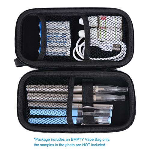 Wolfteeth Vape Pen Holder, Vapor Carrying Case, Smell Proof Case Bag Container Pouches, Vape Mod Battery Pen Tank Accessories Birthday Fall Gifts For Men Women, Black - Image 5