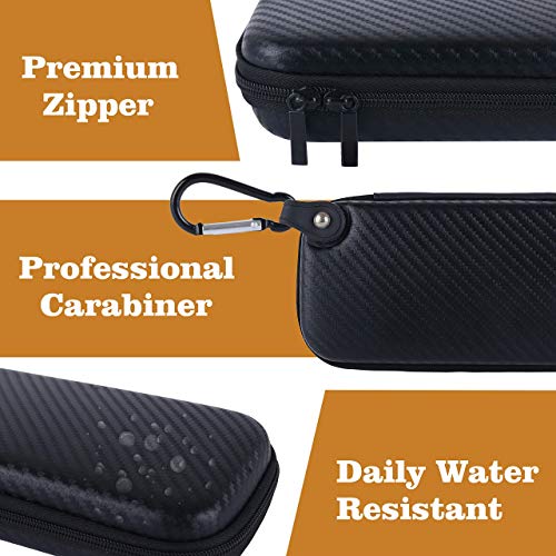 Wolfteeth Vape Pen Holder, Vapor Carrying Case, Smell Proof Case Bag Container Pouches, Vape Mod Battery Pen Tank Accessories Birthday Fall Gifts For Men Women, Black - Image 4