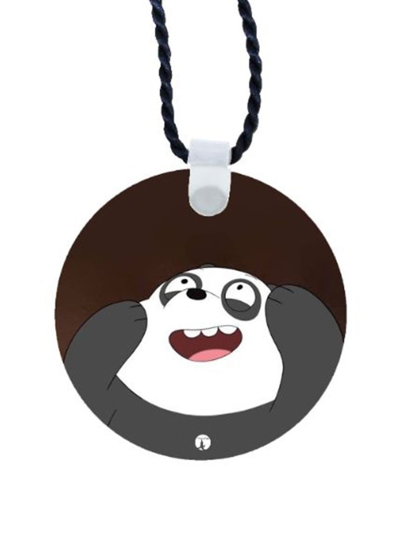 RKN Panda Printed Car Mirror Pendant - Image 1