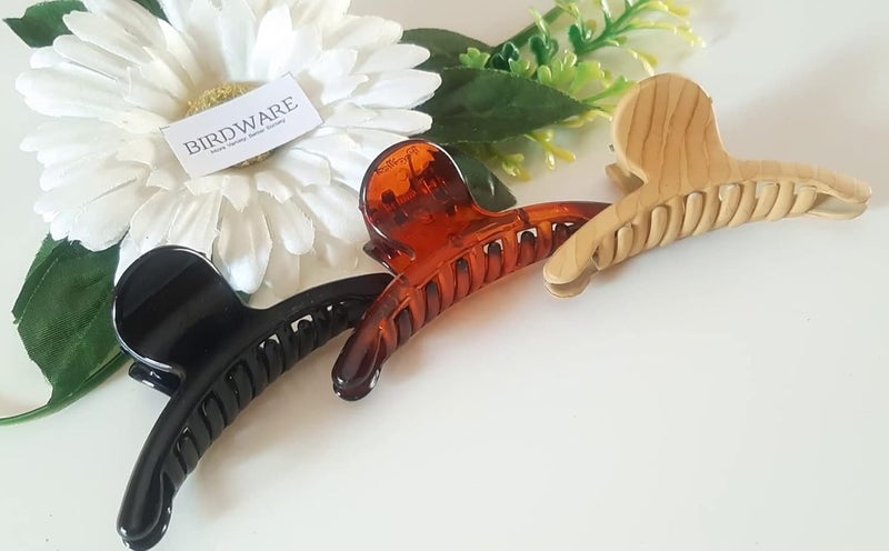 BIRDWARE مشابك شعر فراشة متوسطة الحجم متعددة الألوان من BIRDWARE مصنوعة من مادة أكريليك مستوردة للنساء | مشابك شعر - Image 1