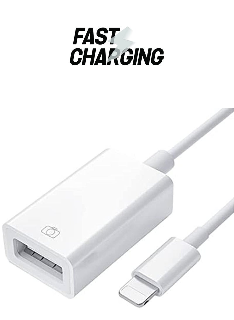 Yesido - Premium Quality Lightning OTG/USB 3.0 Super Fast Data Transmission (White) - Image 1