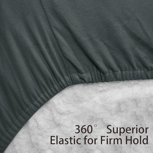 Ramesses Deep Pocket Flannel Sheet Set- Luxury Brushed Microfiber- Super Soft and Warm 4-Piece Flannel Bed Sheets-Shrinkage and Fade Resistant - Easy Care.(Charcoal, Queen)… - Image 5