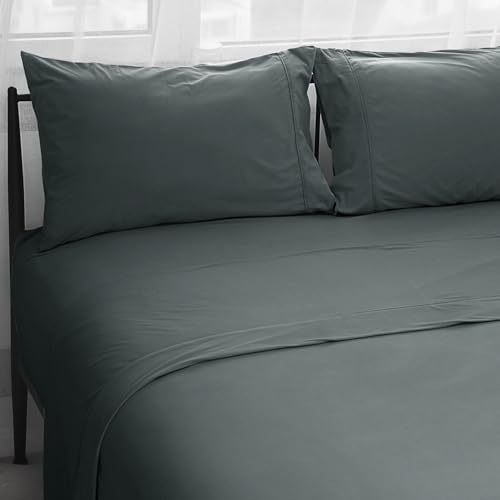 Ramesses Deep Pocket Flannel Sheet Set- Luxury Brushed Microfiber- Super Soft and Warm 4-Piece Flannel Bed Sheets-Shrinkage and Fade Resistant - Easy Care.(Charcoal, Queen)… - Image 1