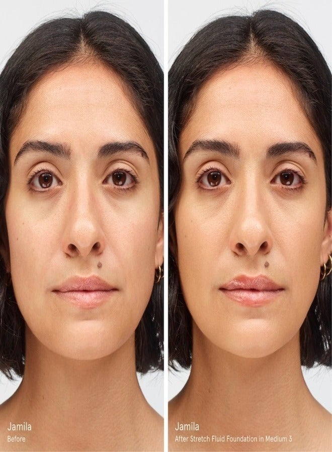 جلوسير كريم أساس سائل لامع - تغطية قابلة للبناء، متوسط ​​3 - لون ذهبي 30 مل - Image 3